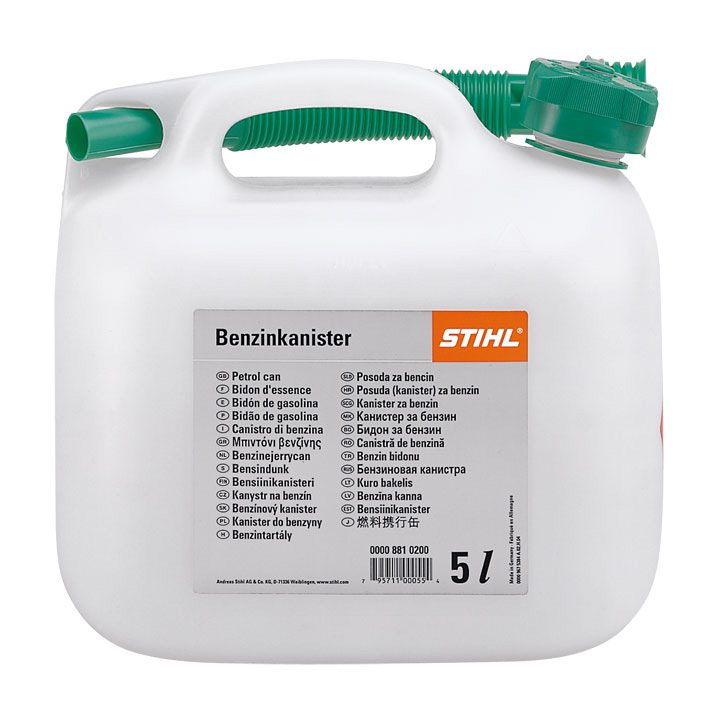 PETROL CANISTER CLEAR 5LTR 1